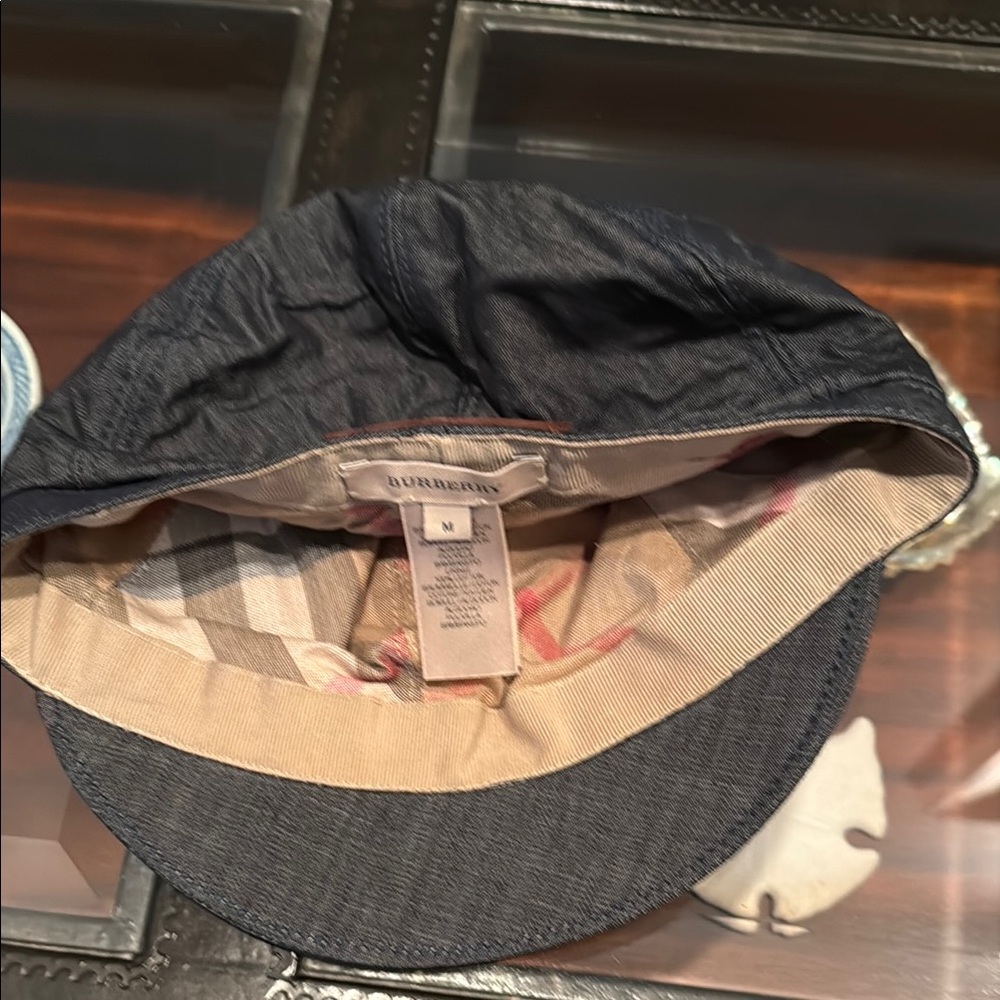 Burberry Denim Blue Hat size M